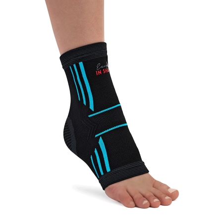 Knöchel Bandage, elastisch, schwarz, Universalgrösse